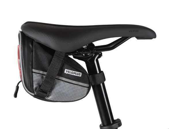 LED BAG Satteltasche mit integriertem Rücklicht  schwarz  0.8L