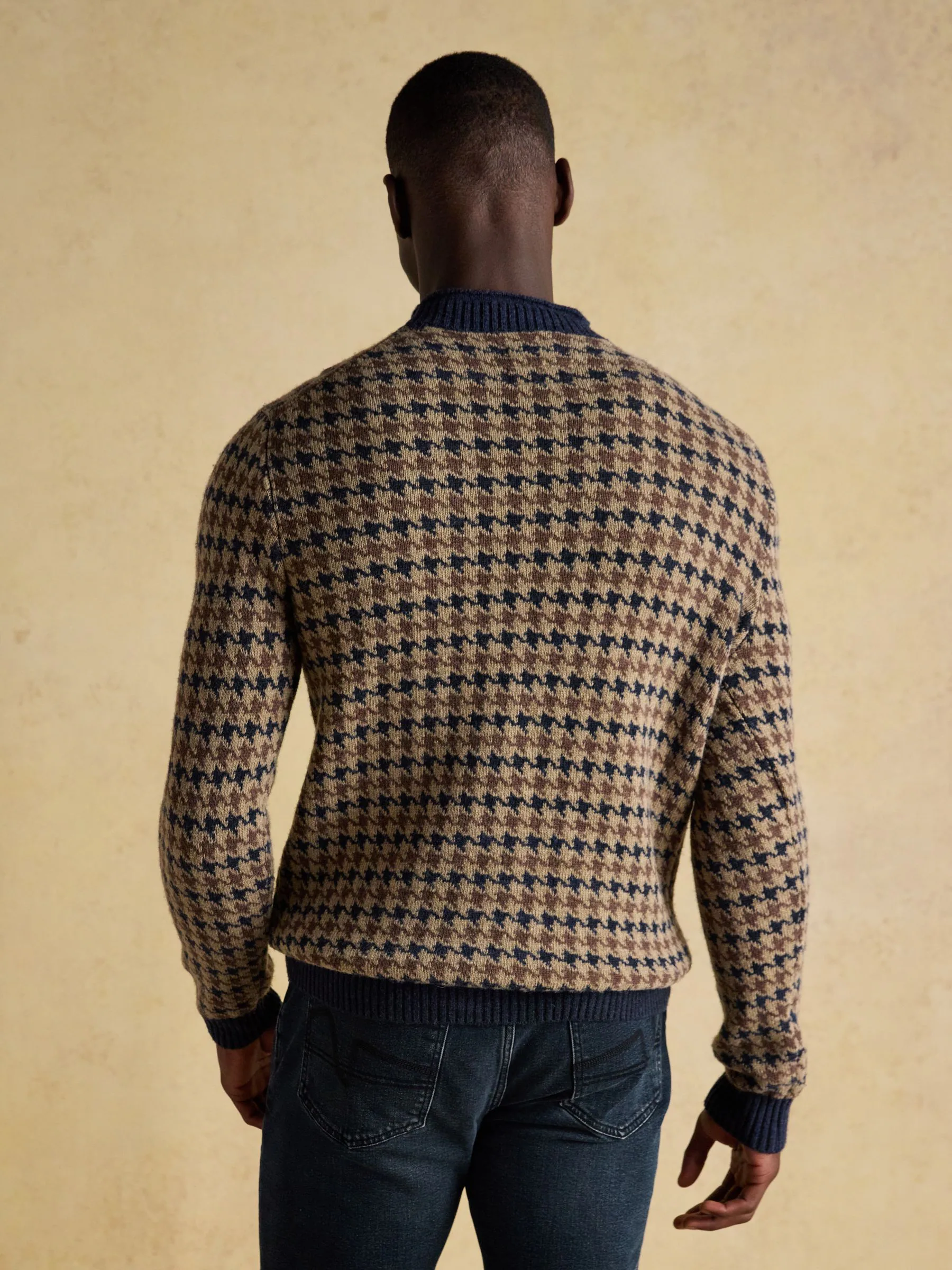 Ferguson Wool-Rich Houndstooth Jumper