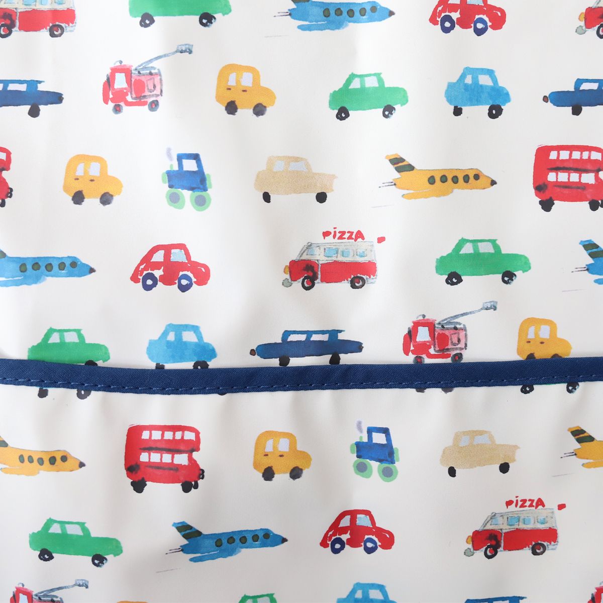 Bavoir tablier manches longues véhicules 1-3 ans Petit toi