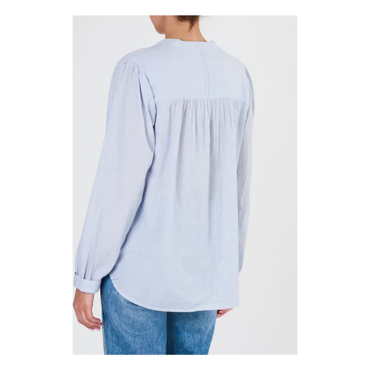 M.A.B.E. Blouse Adley | Bleu Clair