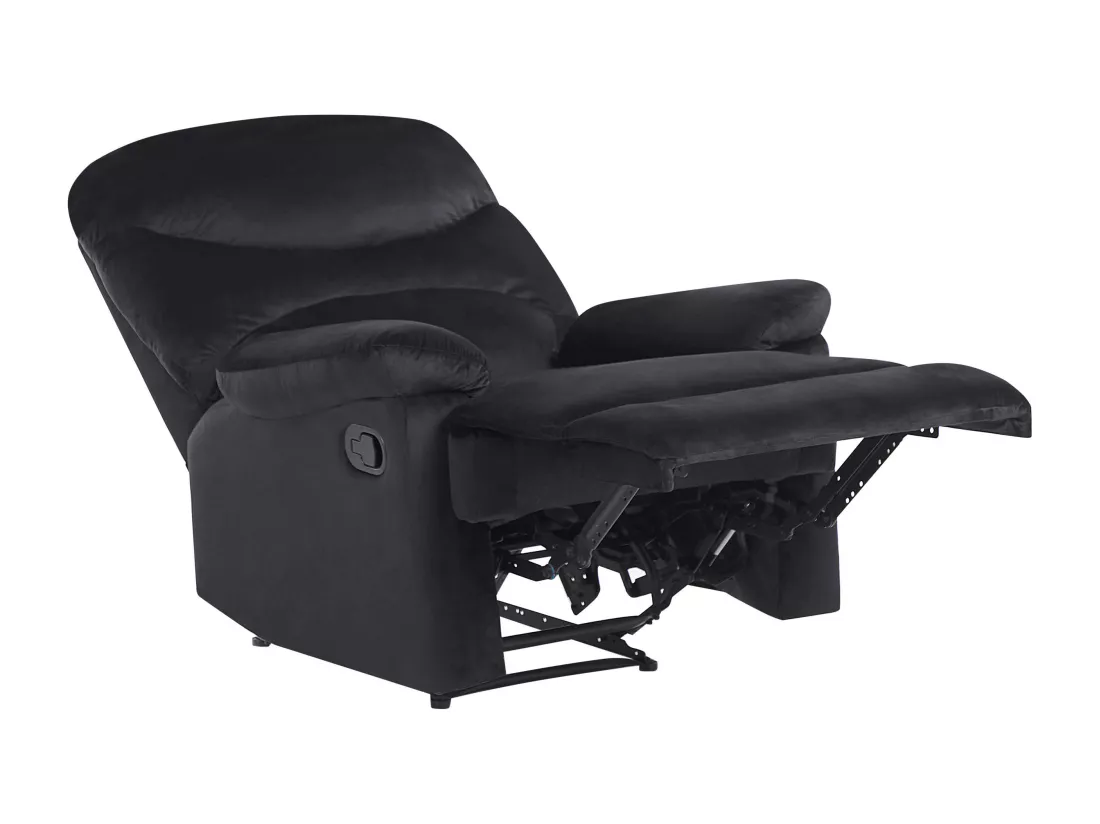 Fauteuil inclinable ESLOV Velours Noir