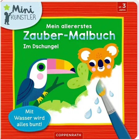 Coppenrath Verlag Mein allererstes Zauber-Malbuch: Im Dschungel (Mini-Künstl.)