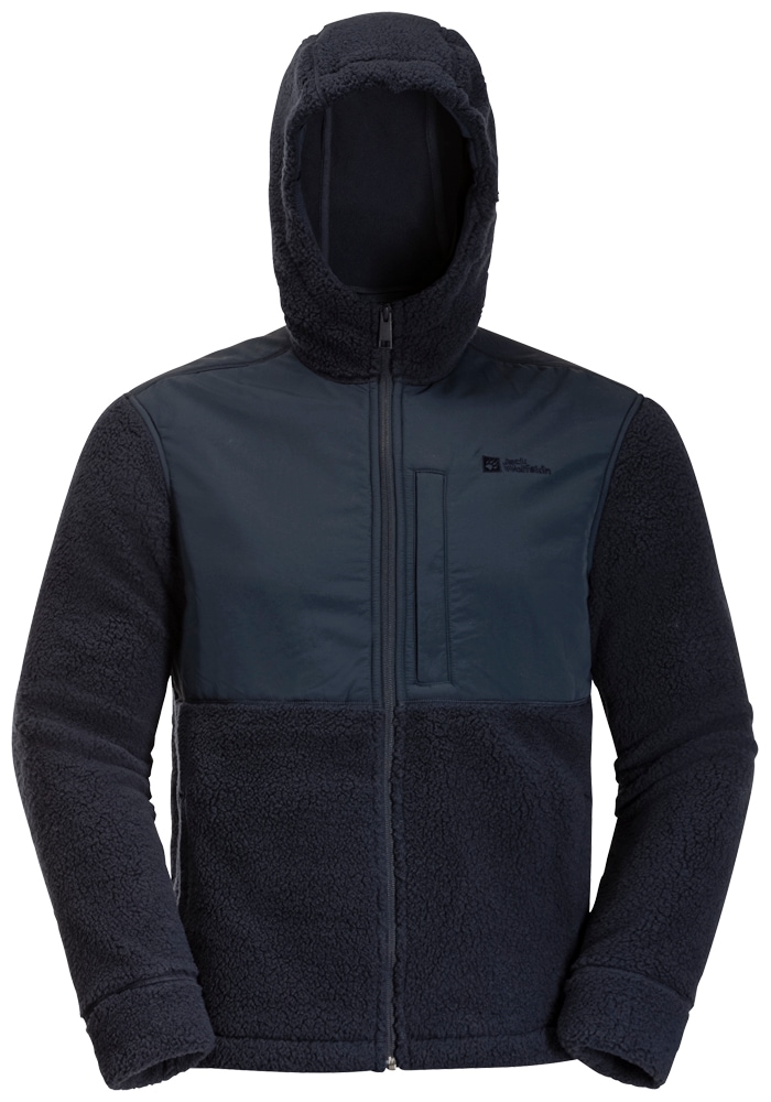 Jack Wolfskin Fleecejacke »FELSLICHT HOODED JKT M« mit Kapuze