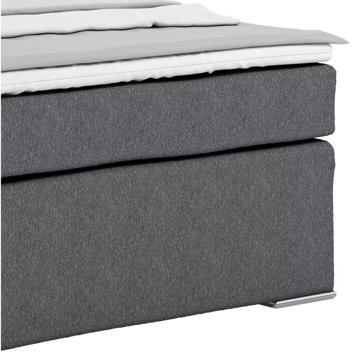 Boxspringbett Nero 140 x 200 Dunkelgrau