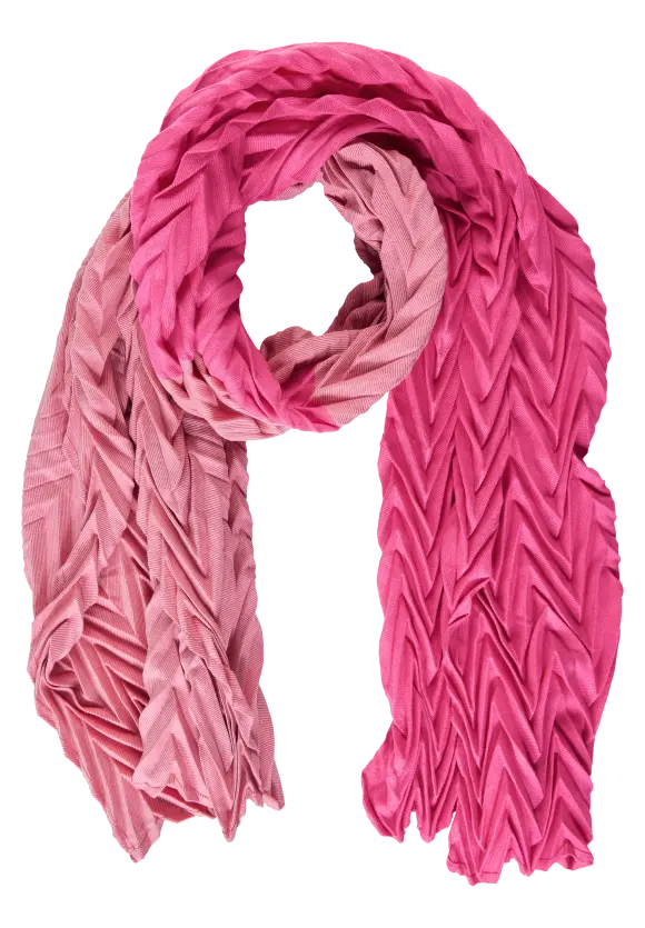 Plissée Schal - cozy pink