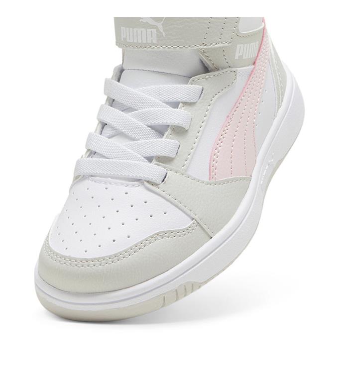 PUMA PUMA REBOUND V6 MID AC   P 393832 PUMA-WHITE-FROSTY-PINK-SEDATE