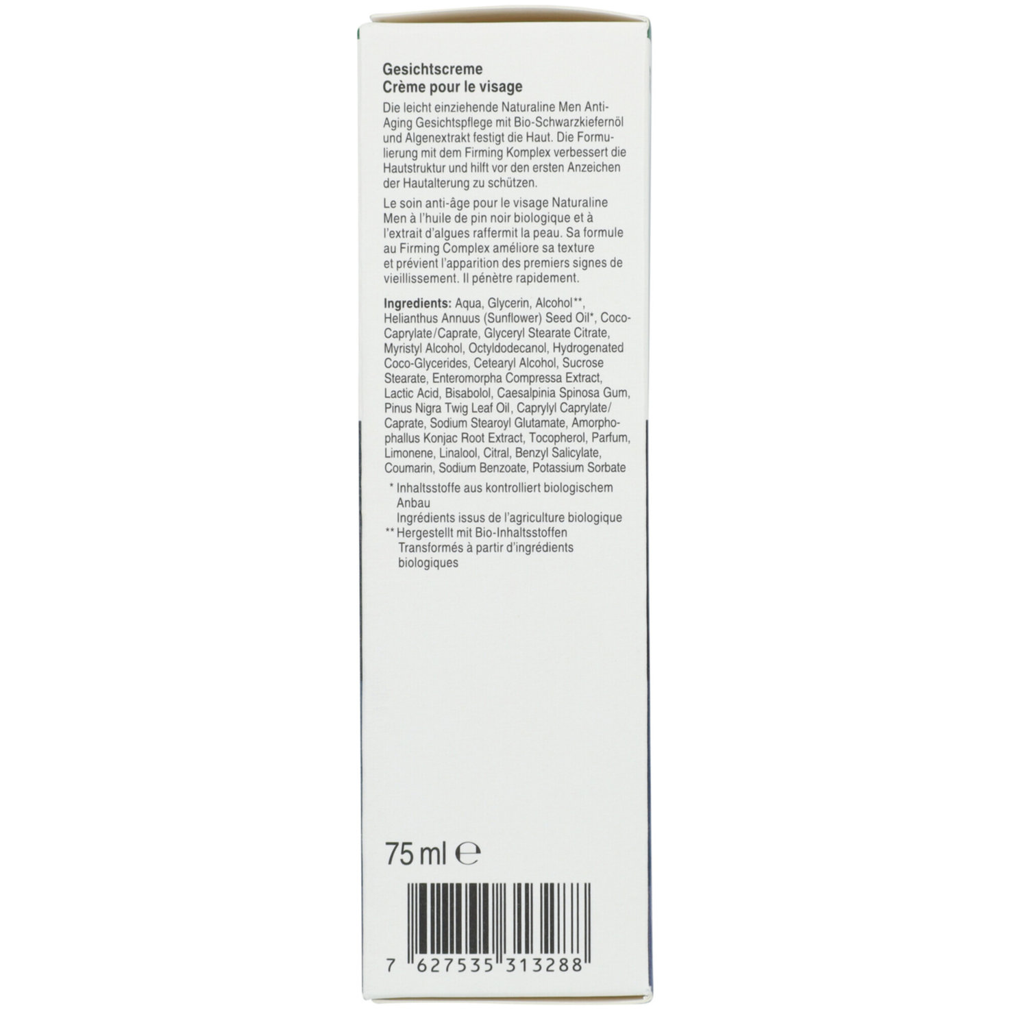 Naturaline Men Face Care Anti-Aging 75ML