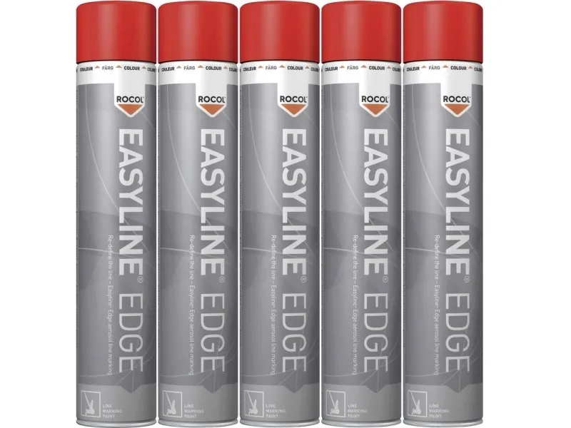 Rocol RS47002-5 Easyline® EDGE vejstribemaling Rød 5 stk