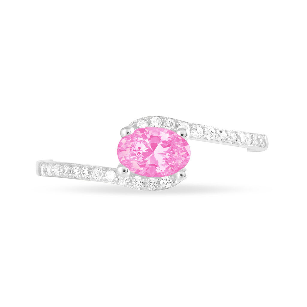 Bague Loriane Or Blanc Tourmaline Et Diamant