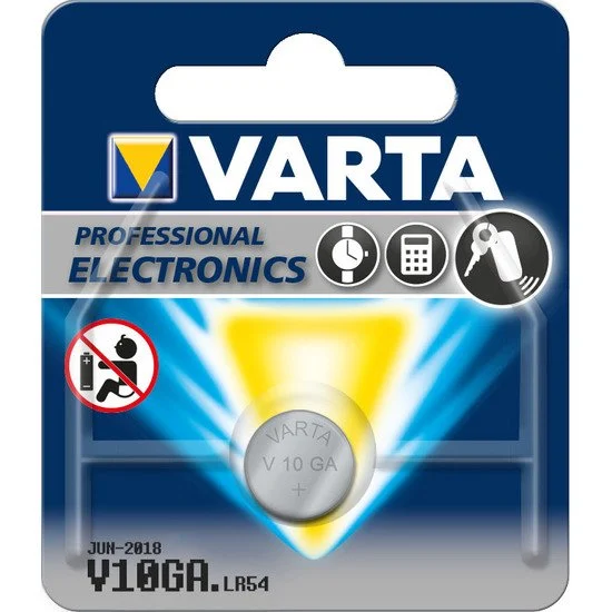 Pile électronique alcaline V10GA   de               VARTA