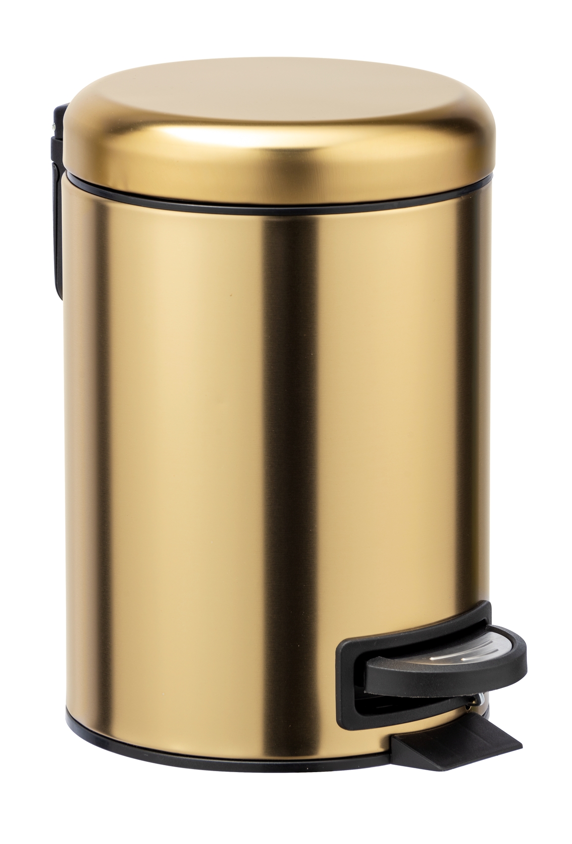 Wenko Leman afvalemmer 3 liter RVS goud mat