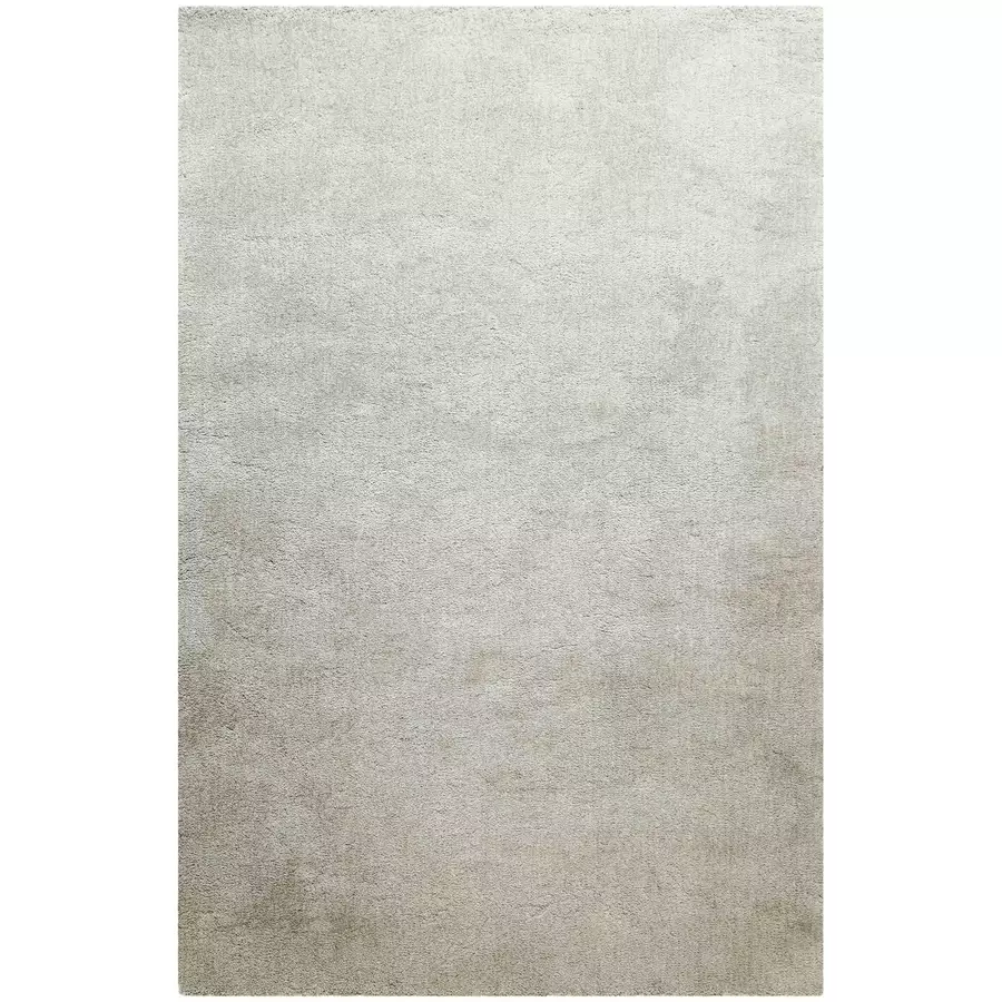 Homie Living Hochflorteppich Pisa hellgrau creme