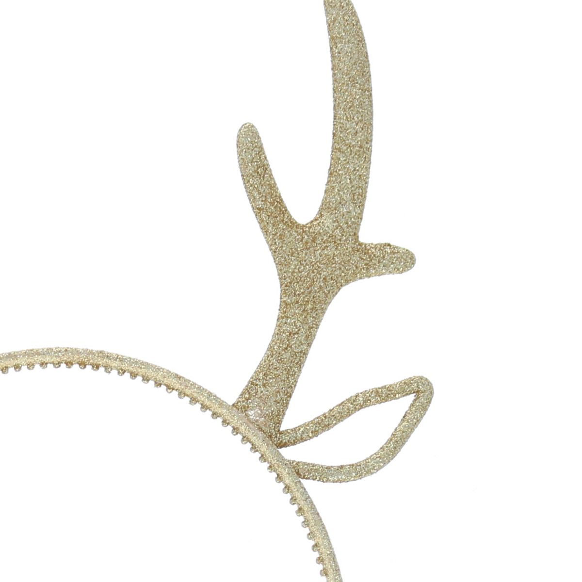 Serre tête cerf paillettes dorées Roodoudou