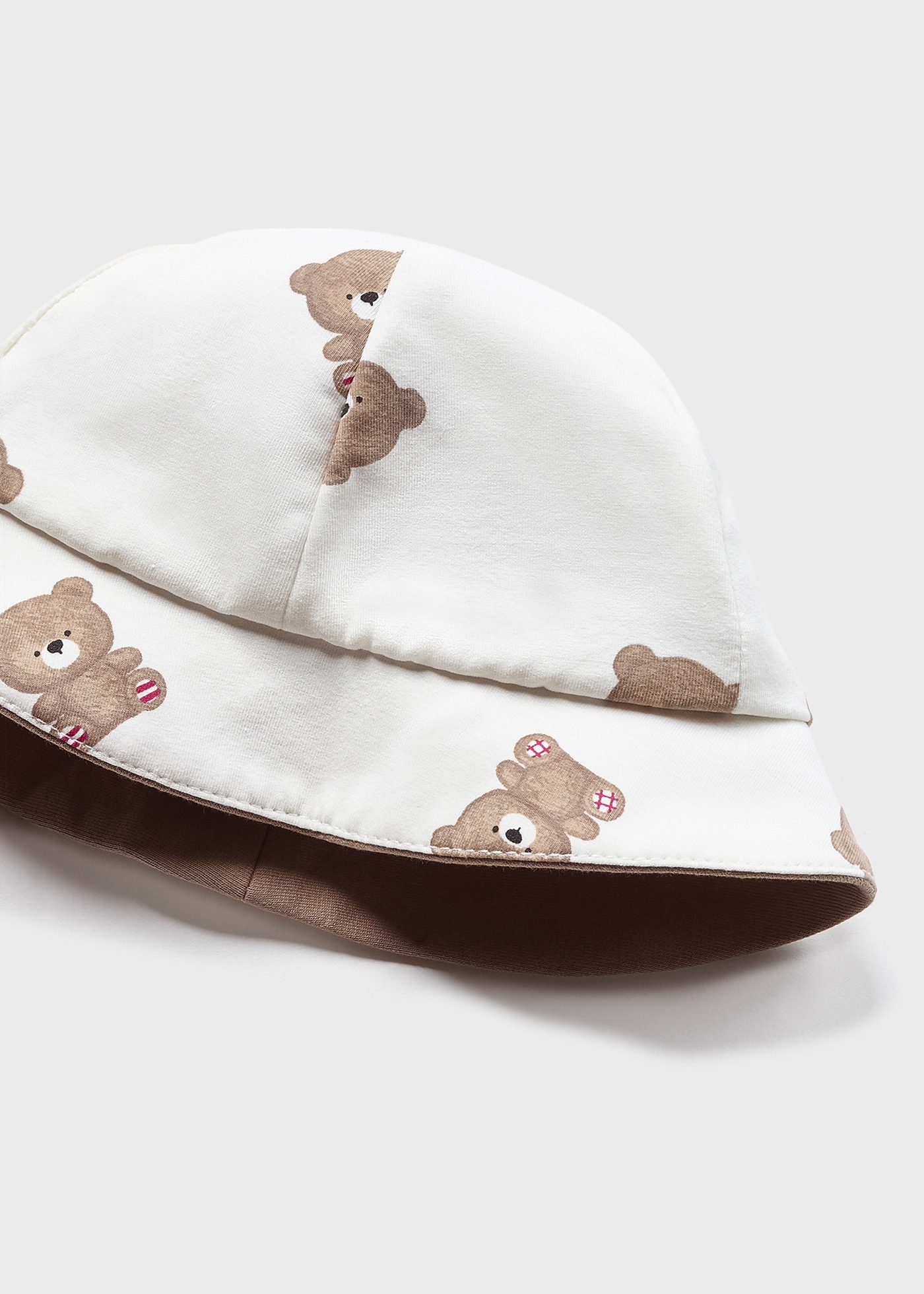 Macacão de algodão sustentável com gorro para recém-nascido