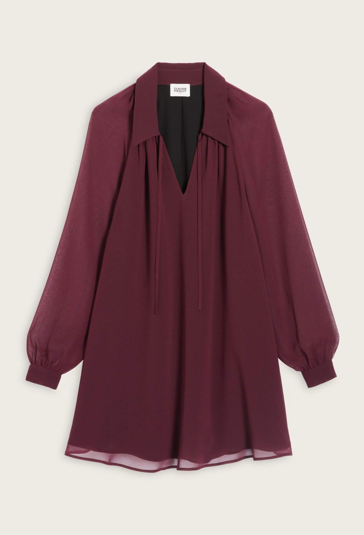 Robe courte fluide