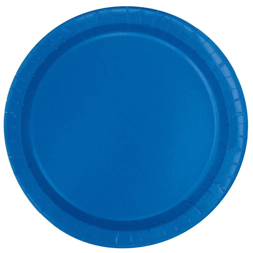 Blauwe Borden Rond 23cm 16st