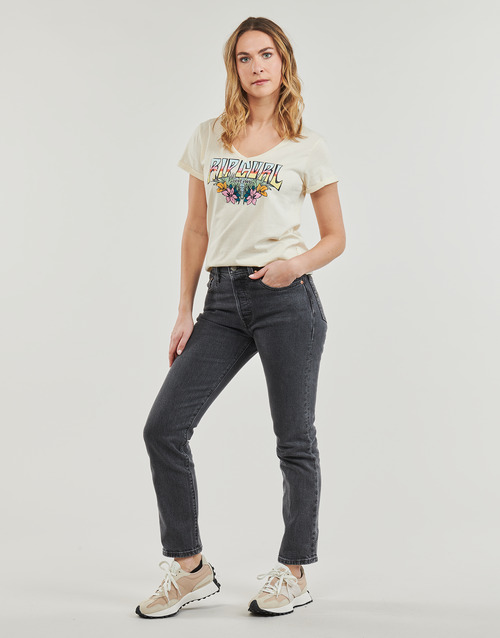 Rip Curl - BLOCK PARTY V TEE - Blanc