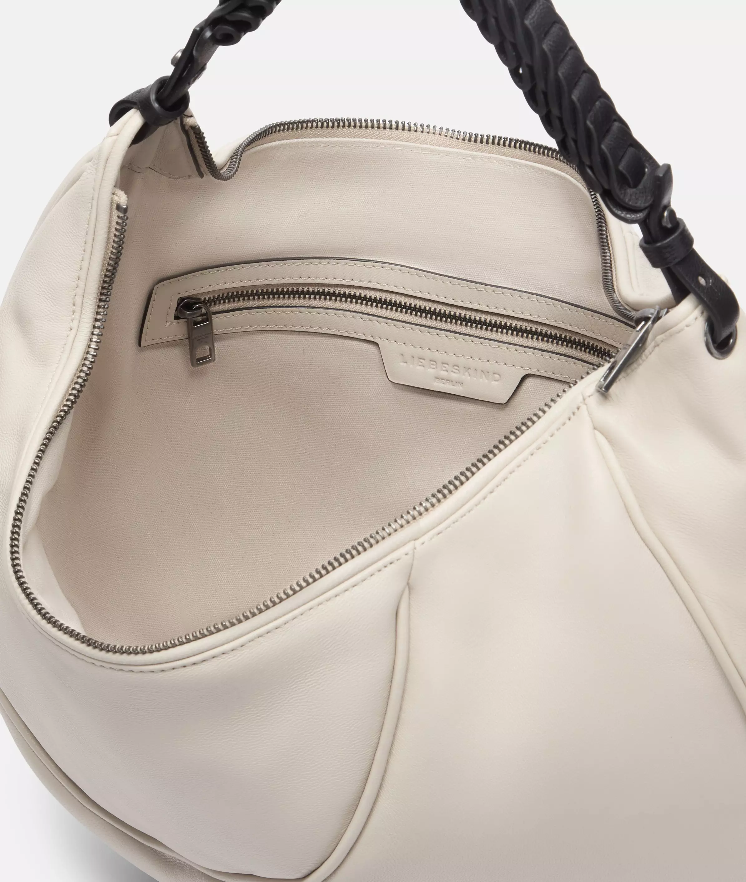 Luna Hobo M Spacious hobo bag made from waxed leather