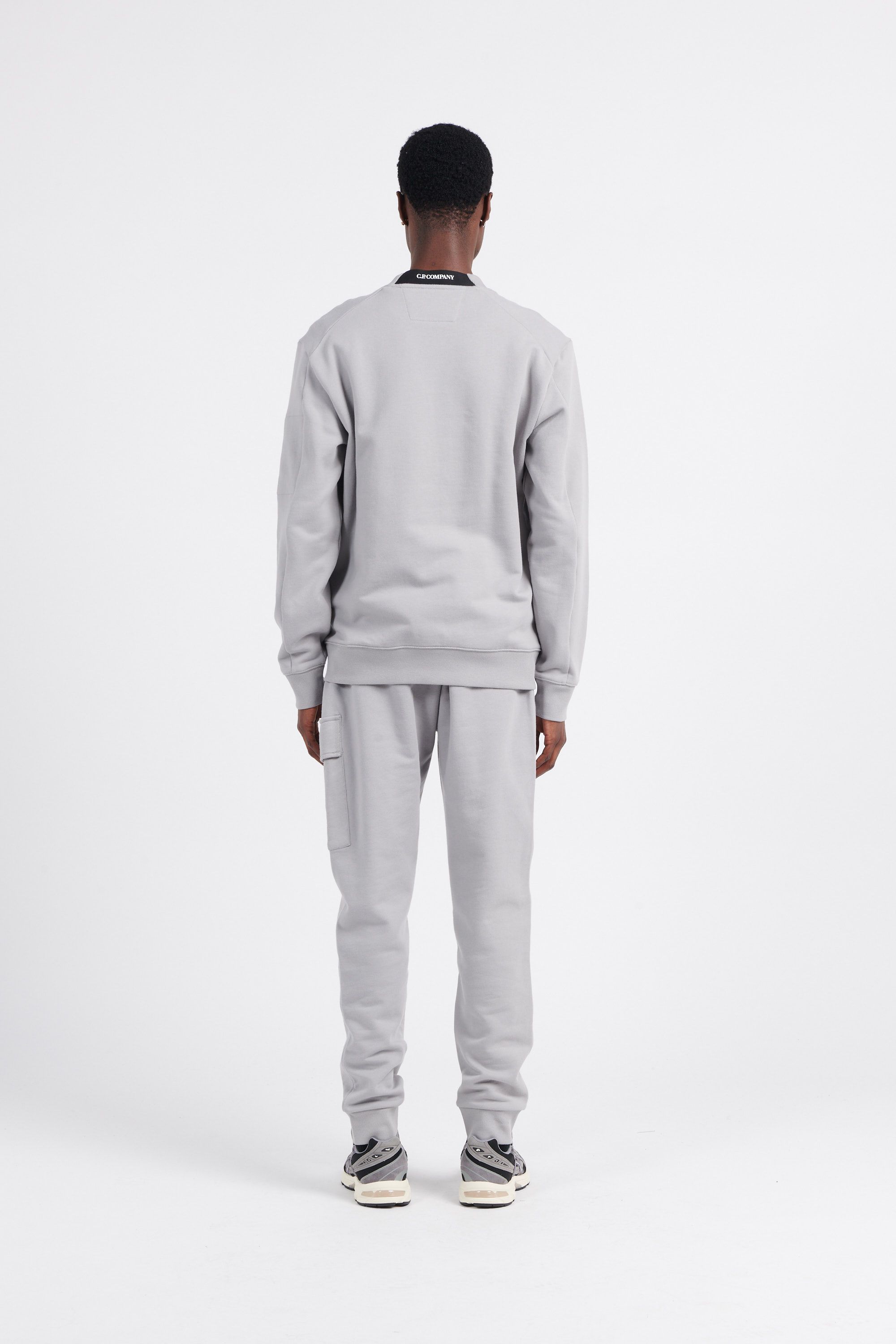 C.P. COMPANY Sweatshirt  DIAGONAL RAISED FLEECE Gris