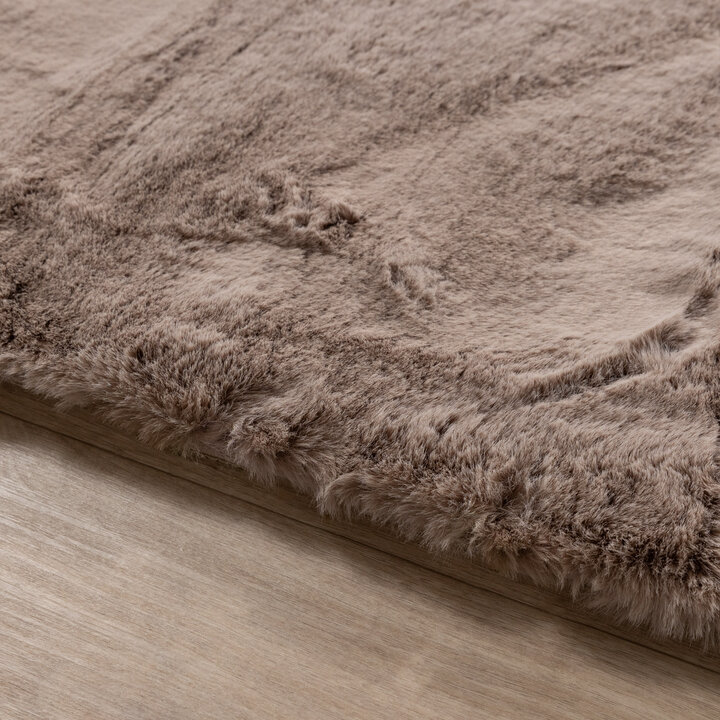 Zacht Hoogpolig vloerkleed - Comfy Supreme Taupe