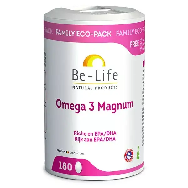 Be-Life Omega 3 Magnum 180 cápsulas
