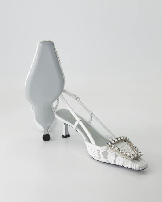 Konstantin Starke Vittoria Slingpumps in Weiß