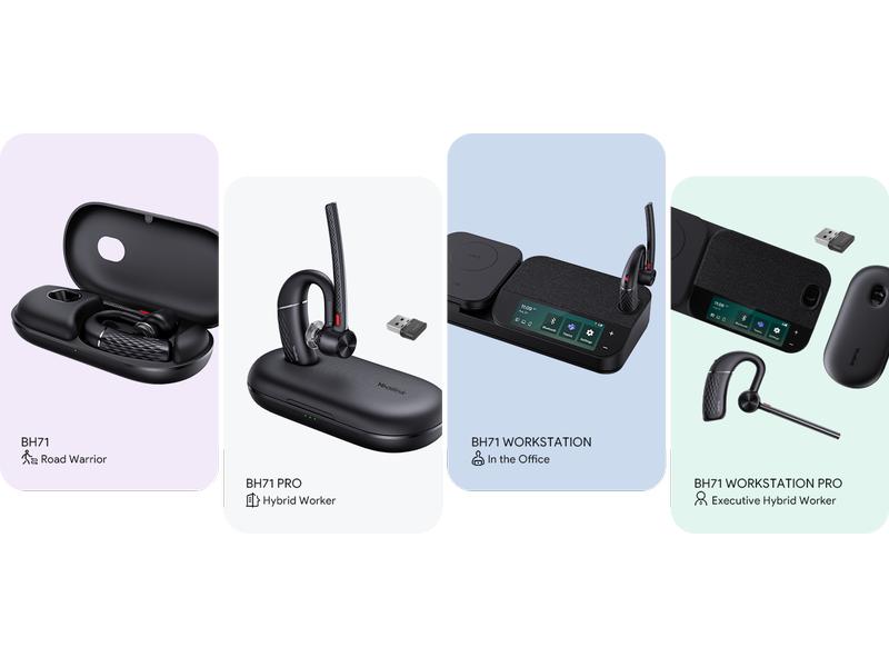 Yealink Headset BH71 Yealink Mono Bluetooth Headset System für hybrides Arbeiten und Unterwegs