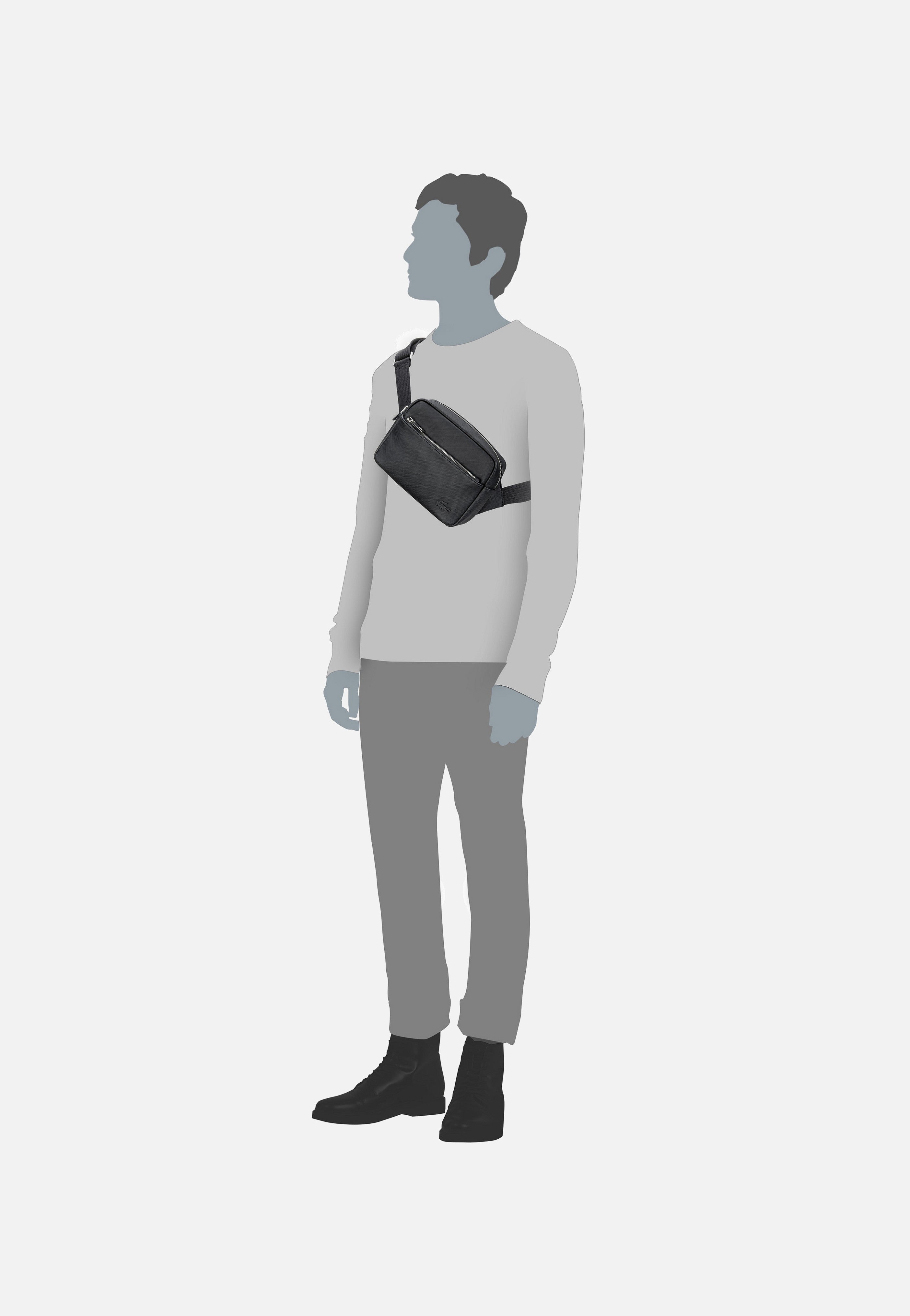 Men´s Classic Reporter Bag 4427 Noir - Sling Bag