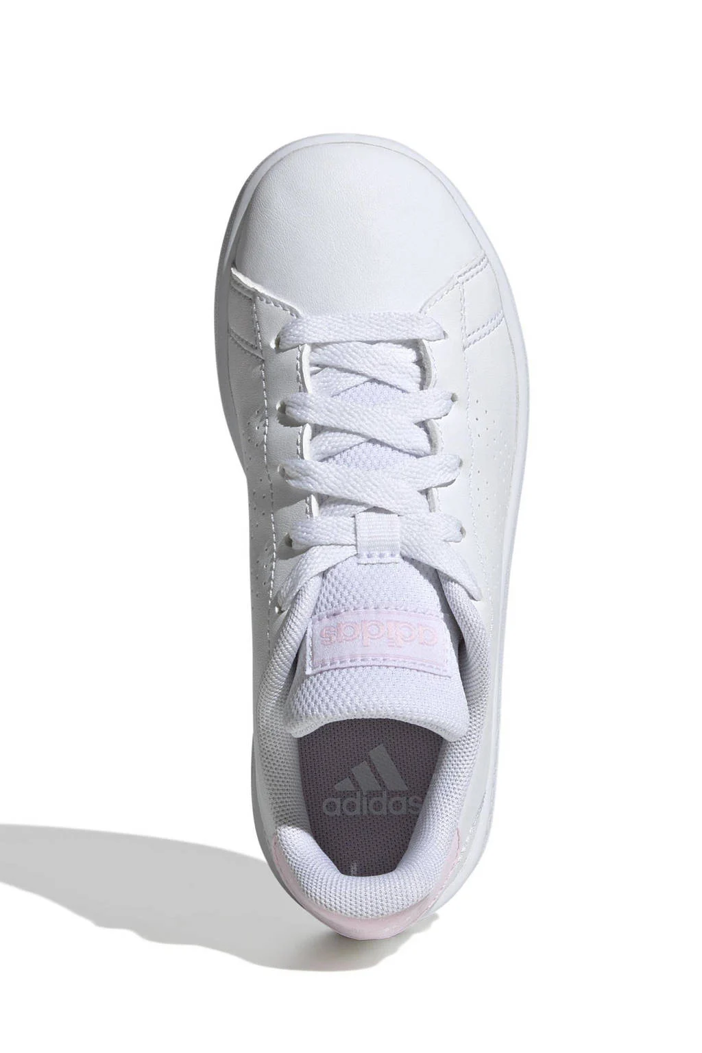 adidas Advantagesneakers wit/lichtroze