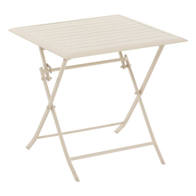 Table de jardin pliante carrée AZUA Argile