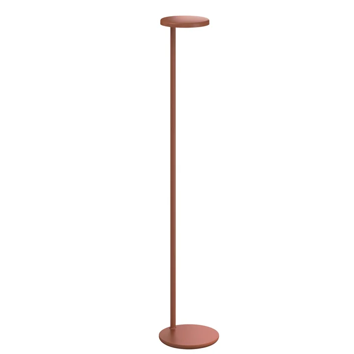 Flos - Oblique LED Stehleuchte H 107 cm, rostrot