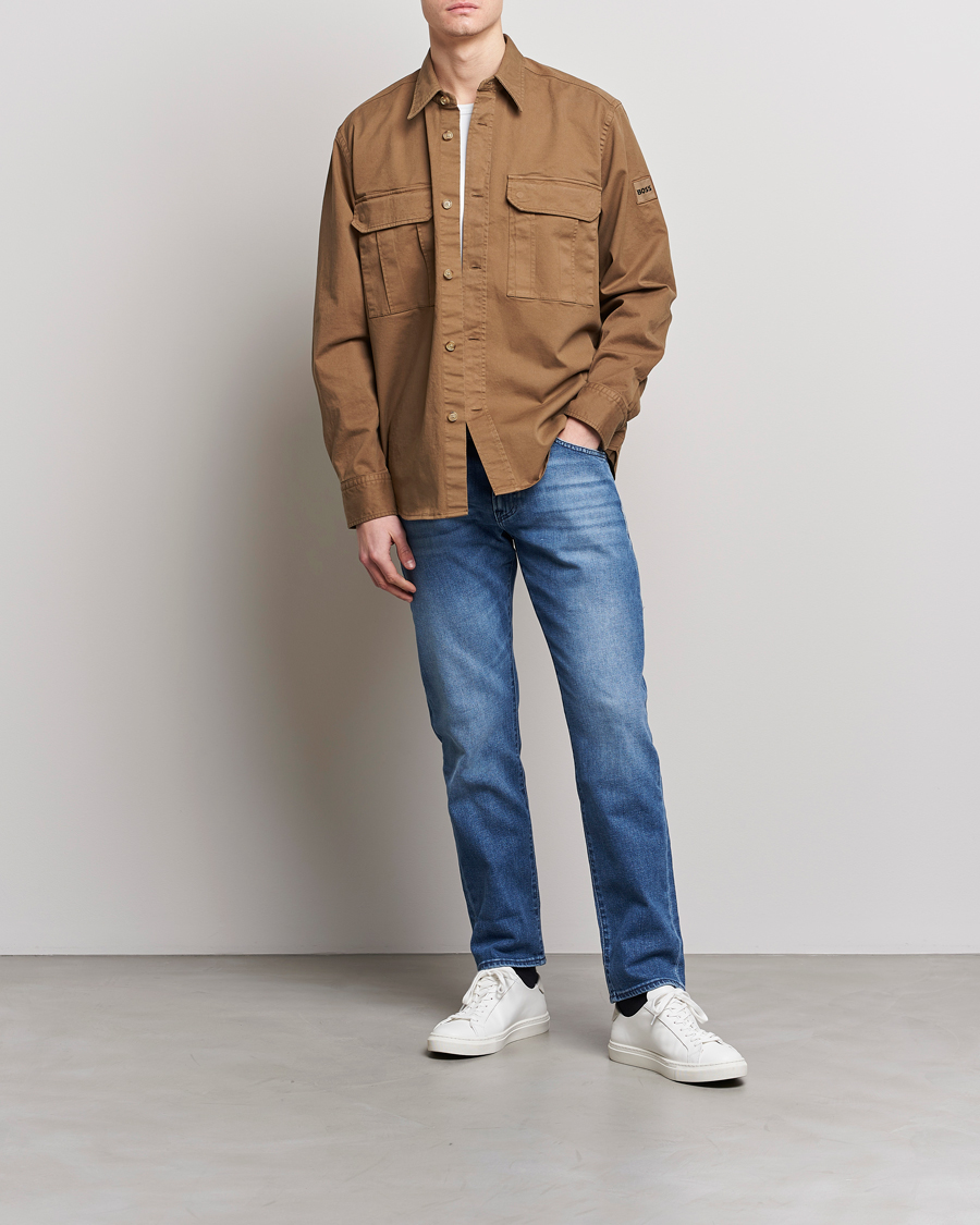 Lisel Pocket Overshirt Open Beige