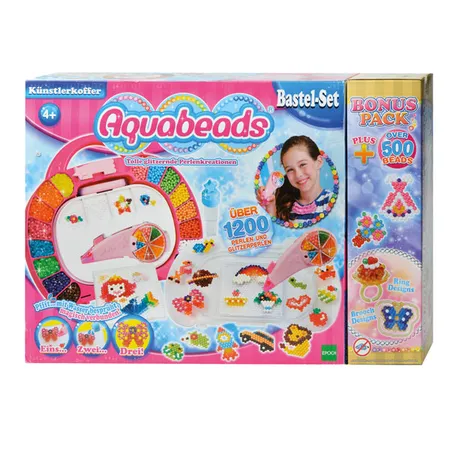 Aquabeads Künstlerkoffer, 500er Bonus Pack