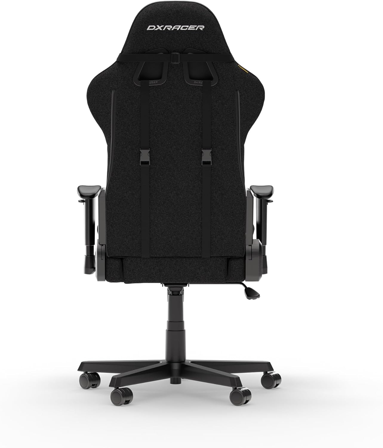 DXRacer Formula L Schwarz Stoff das Orginal Gamingstuhl, Sessel Ergonomischer, Stuhl, Gaming Chair für PC Gamer und Office
