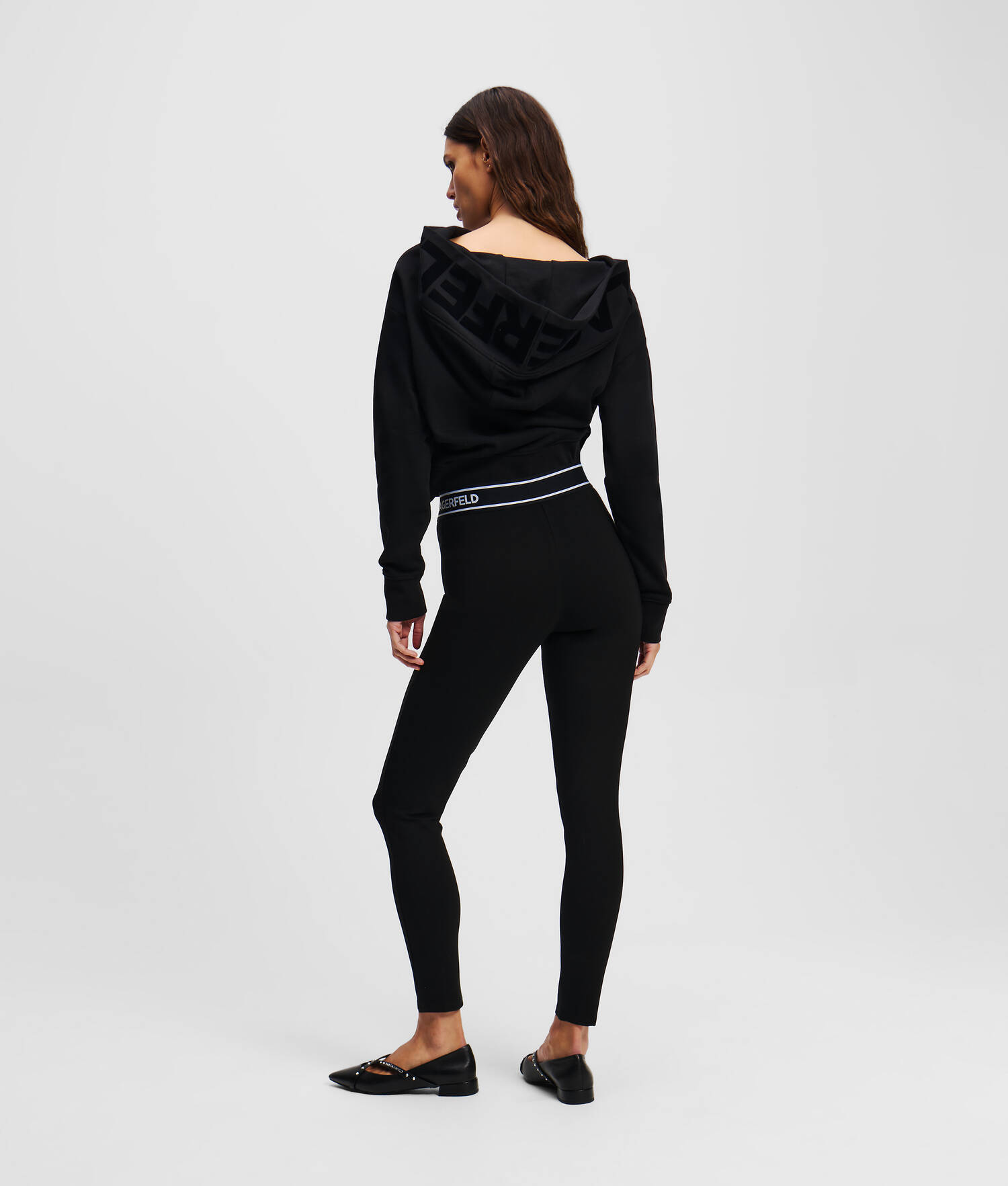 LEGGING AVEC LOGO KARL - Noir