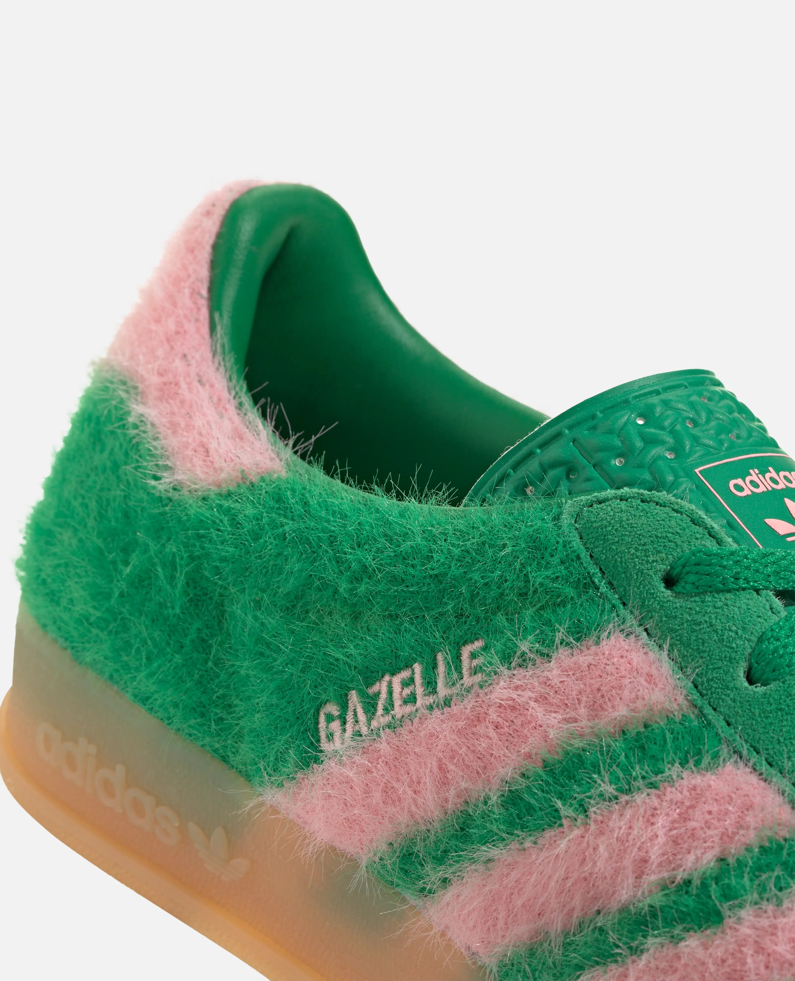 adidas WMNS Gazzelle Indoor (Green/Green/Glow Pink)