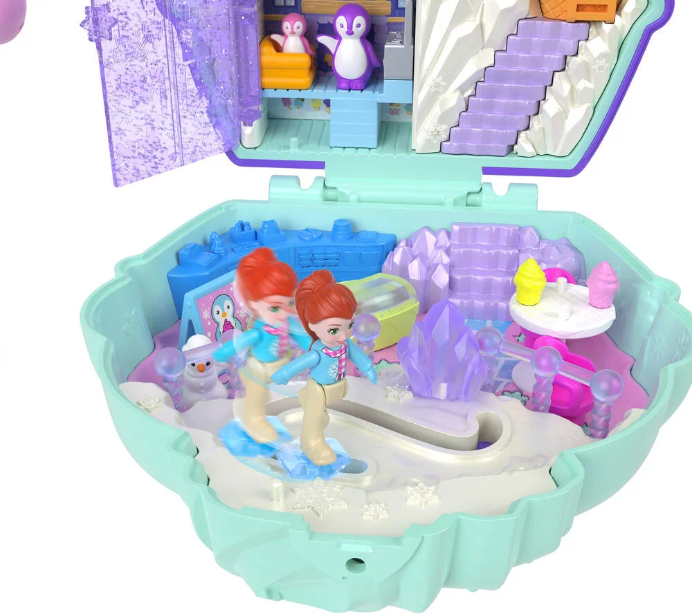 POLLY POCKET - COFFRET MANCHOT A LA NEIGE
