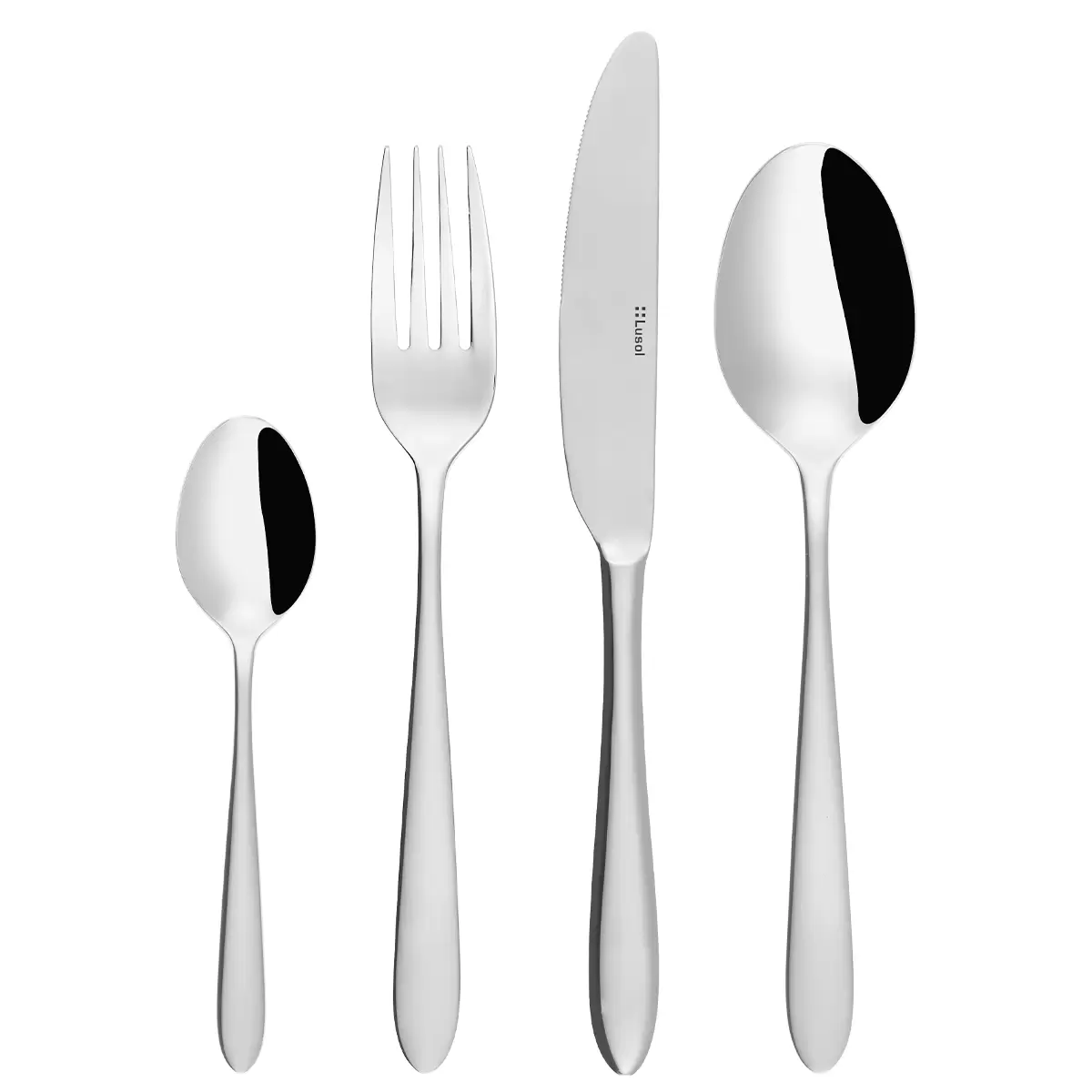 Besteckset 30-tlg Asti Lusol Silber