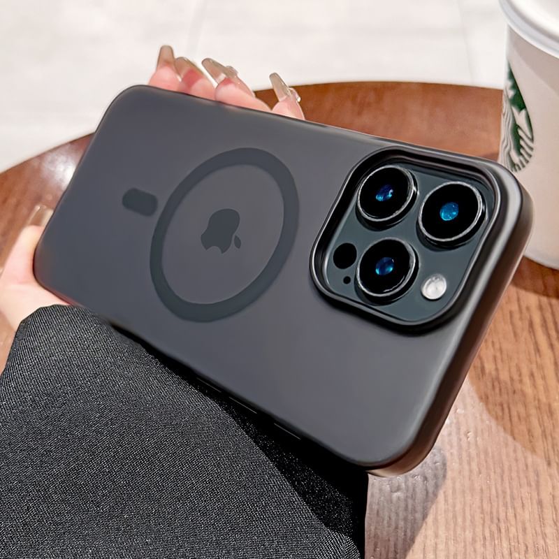 fairliea - Mat magnetisch (compatibel met MagSafe) telefoonhoesje - iPhone 16 Pro Max / 16 Pro / 16 Plus / 16 / 15 Pro Max / 15 Pro / 15 Plus / 15 / 14 Pro Max / 14 Pro / 14 Plus / 14 / 13 Pro Max / 13 Pro / 13