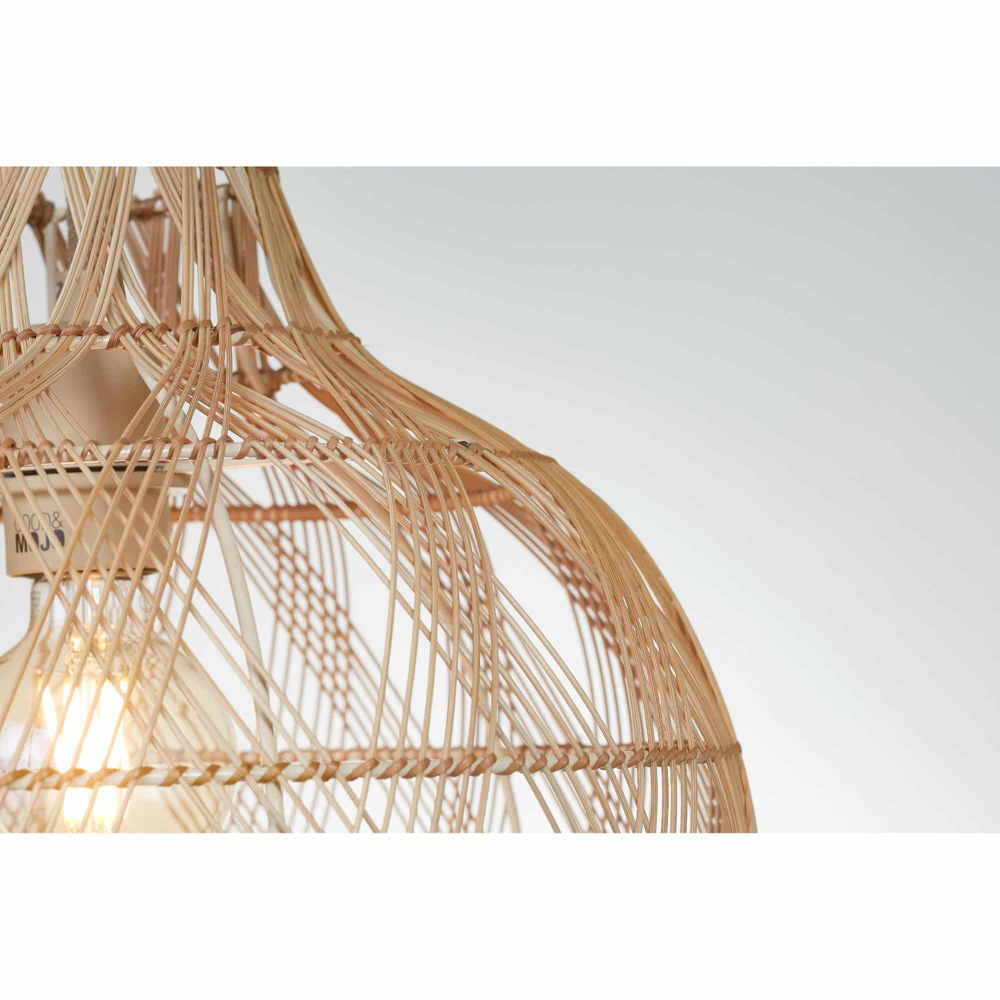GOOD&MOJO Hanglamp Mendoza - Naturel - Ã40cm