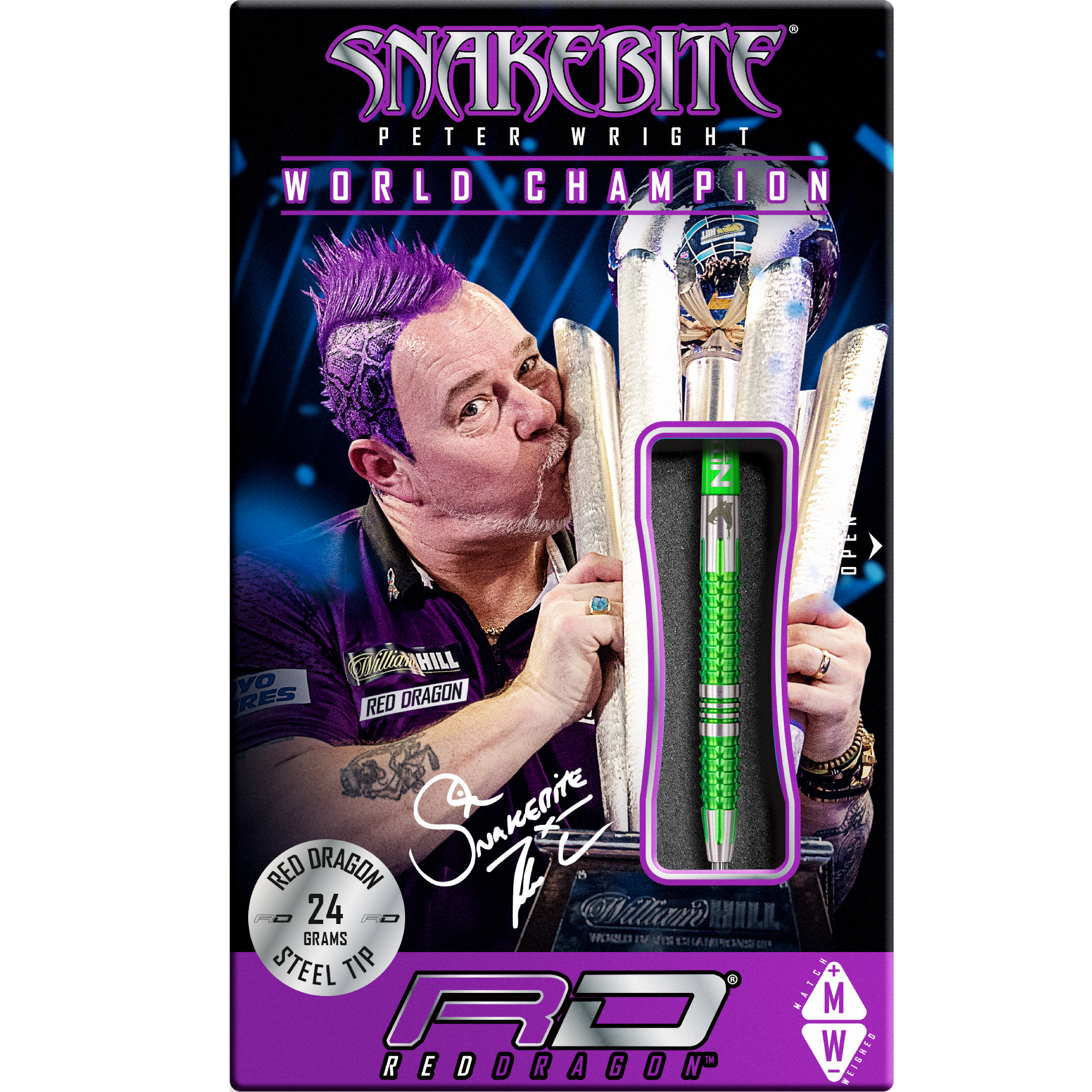 Red Dragon - Peter Wright - Mamba 2 - Steeldart