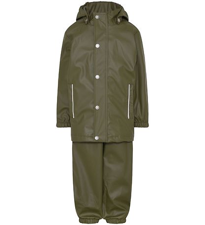 En Fant Regnt?j m. Seler - PU - Ivy Green