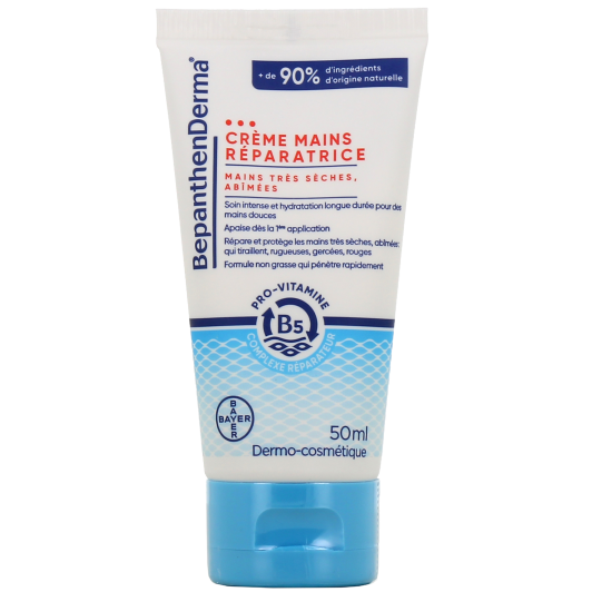 Bepanthenderma crème réparatrice mains très sèches et abîmées