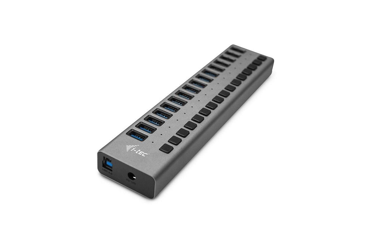 USB 3.0 Charging HUB 16 Port16-Port USB 3.0 Lade-HUB mit 90 Watt-Poweradapter