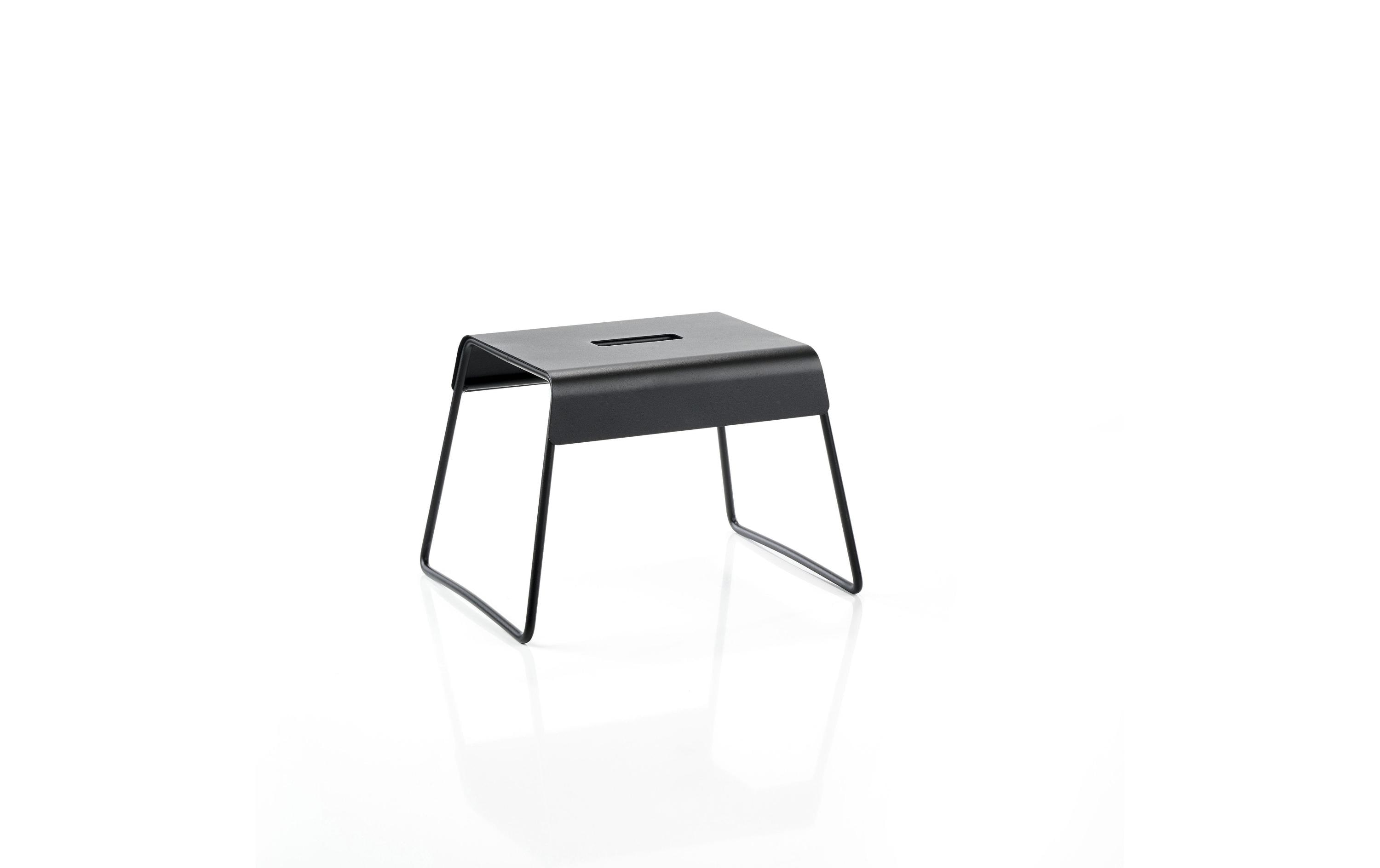 Hocker Stahl, SchwarzHocker