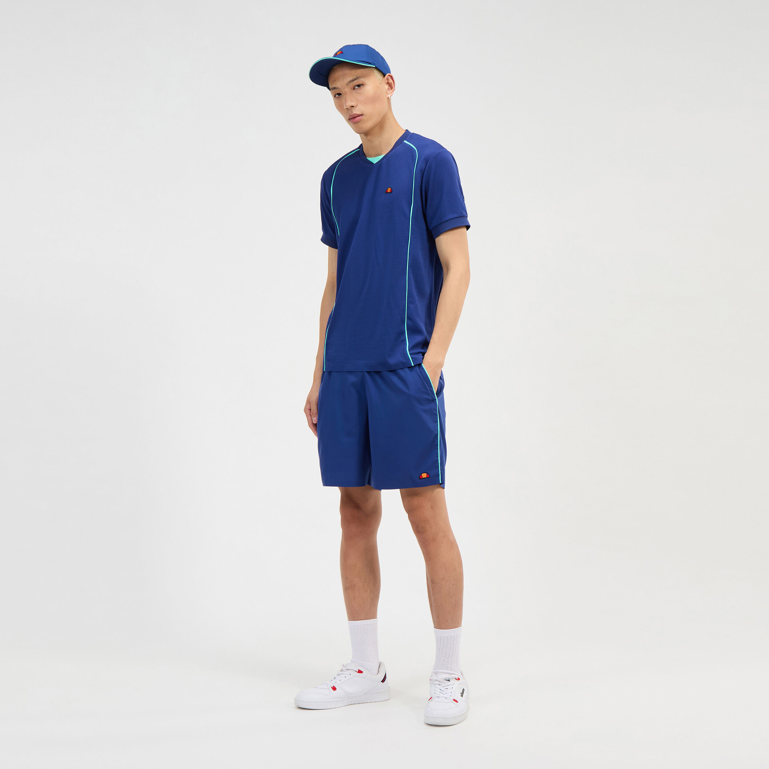 Ellesse Newcombe T-shirt Hommes - Bleu Foncé