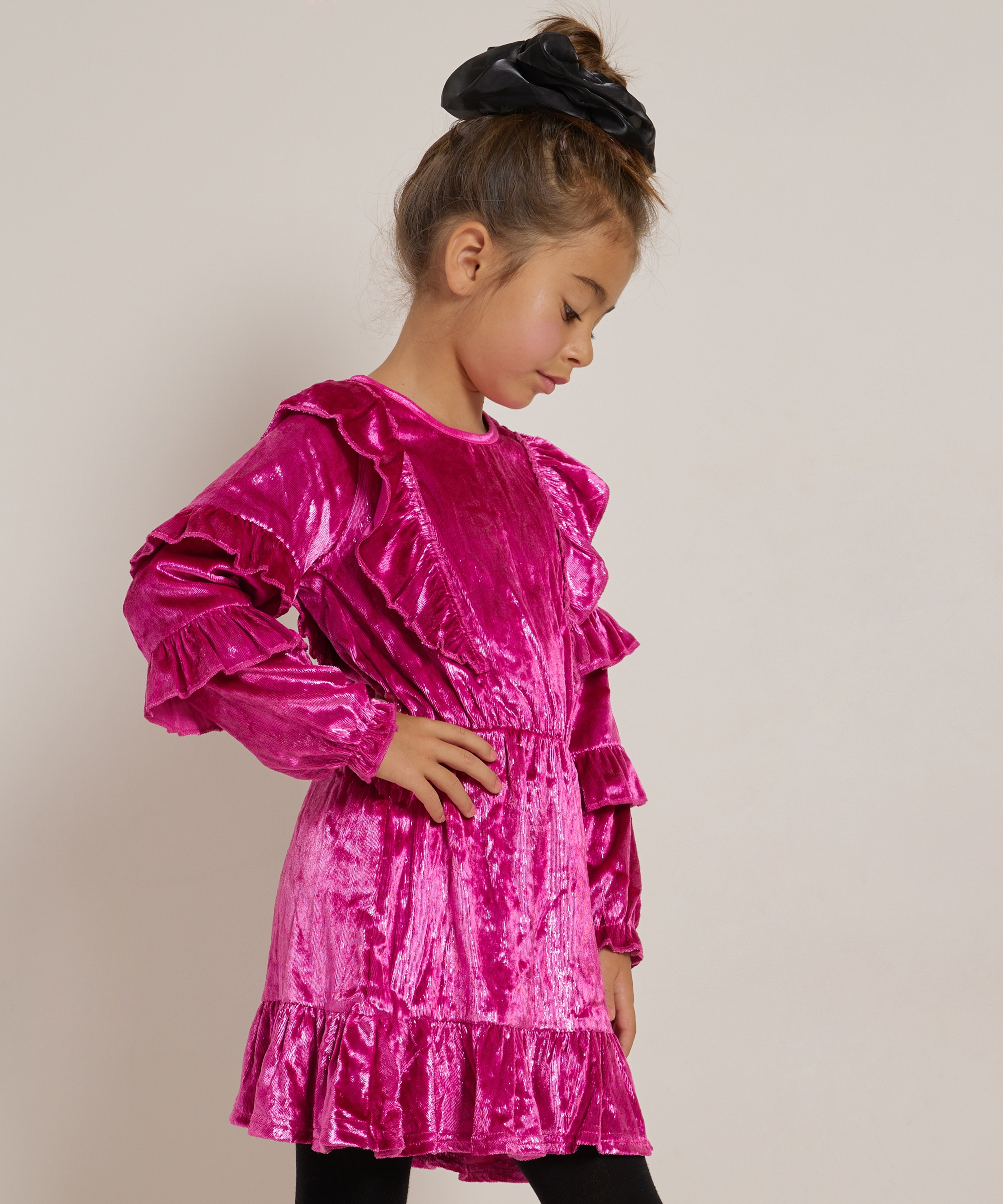 velvet jurk met glans