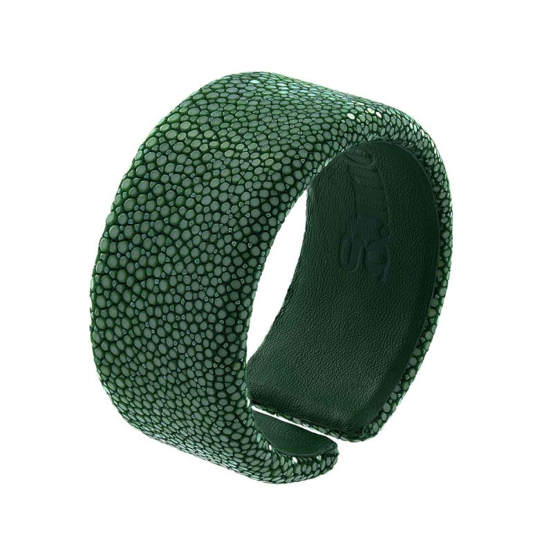 Bracelet Galuchat vert 30