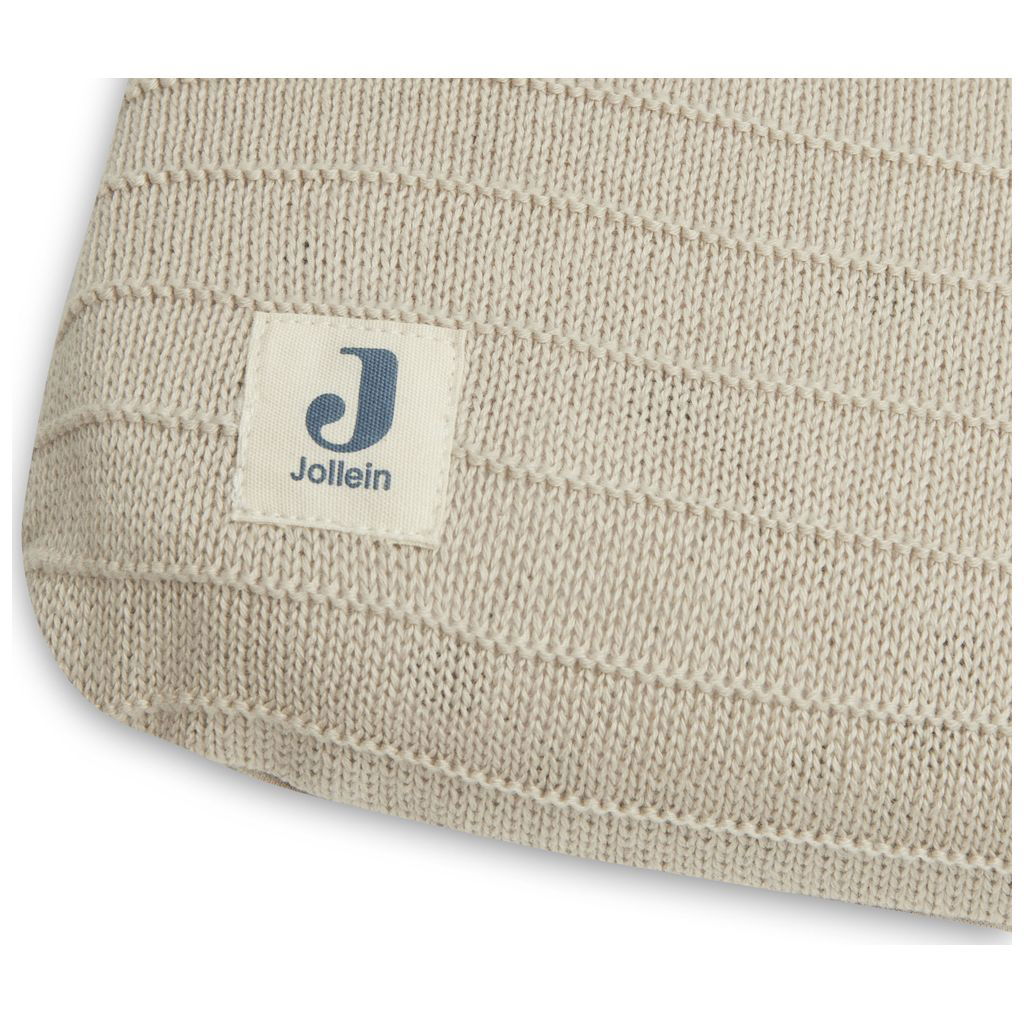 JolleinJollein   Wickelauflagenbezug GOTS 75x85cm pure knit nougat