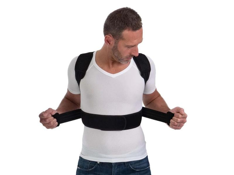 Anodyne Geradehalter Premium Unisex schwarz Grösse XXL Rückenstütze mit elastischen Bändern
